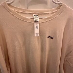 Victoria's Secret PINK Off-White Tee